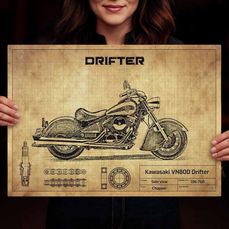 Kawasaki VN800 Drifter 