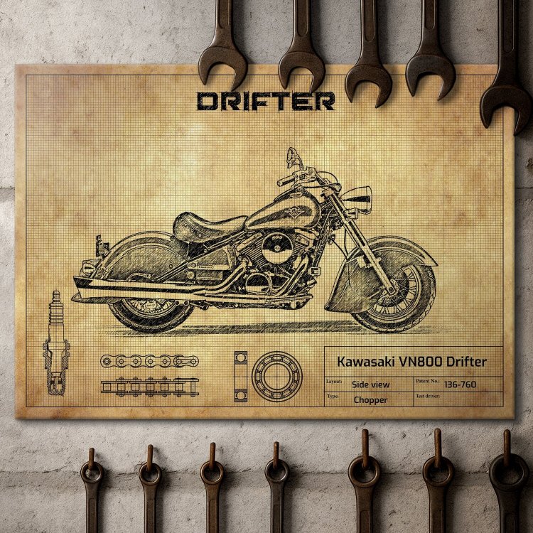 Kawasaki VN800 Drifter 