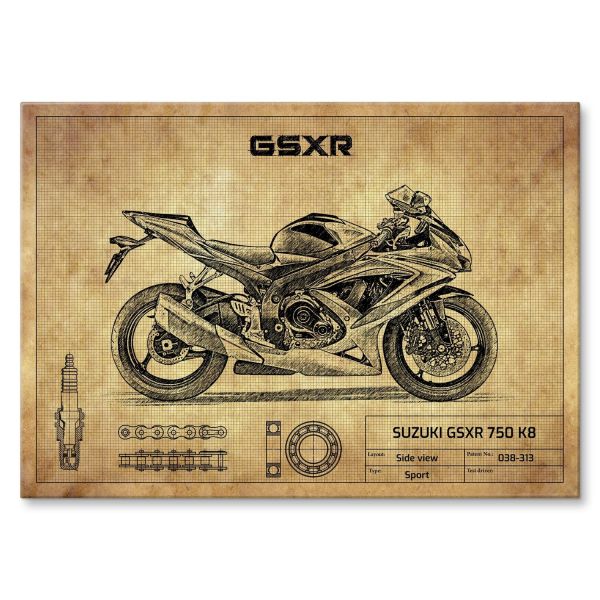 SUZUKI GSXR 750 K8