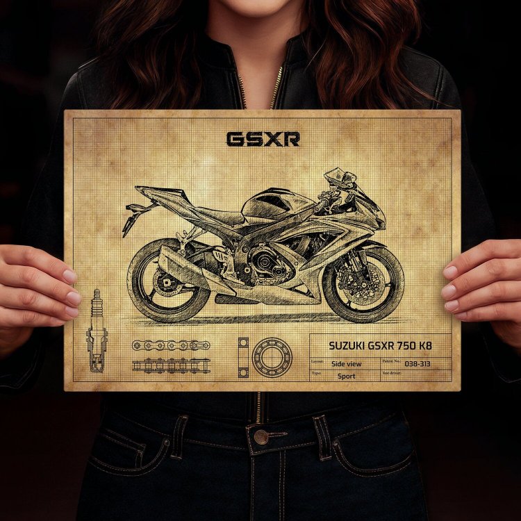 SUZUKI GSXR 750 K8