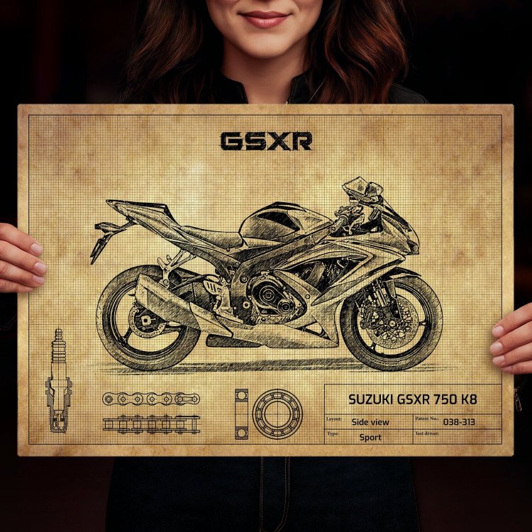 SUZUKI GSXR 750 K8