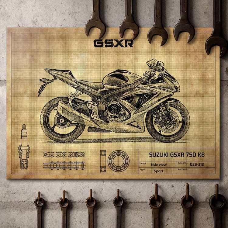 SUZUKI GSXR 750 K8