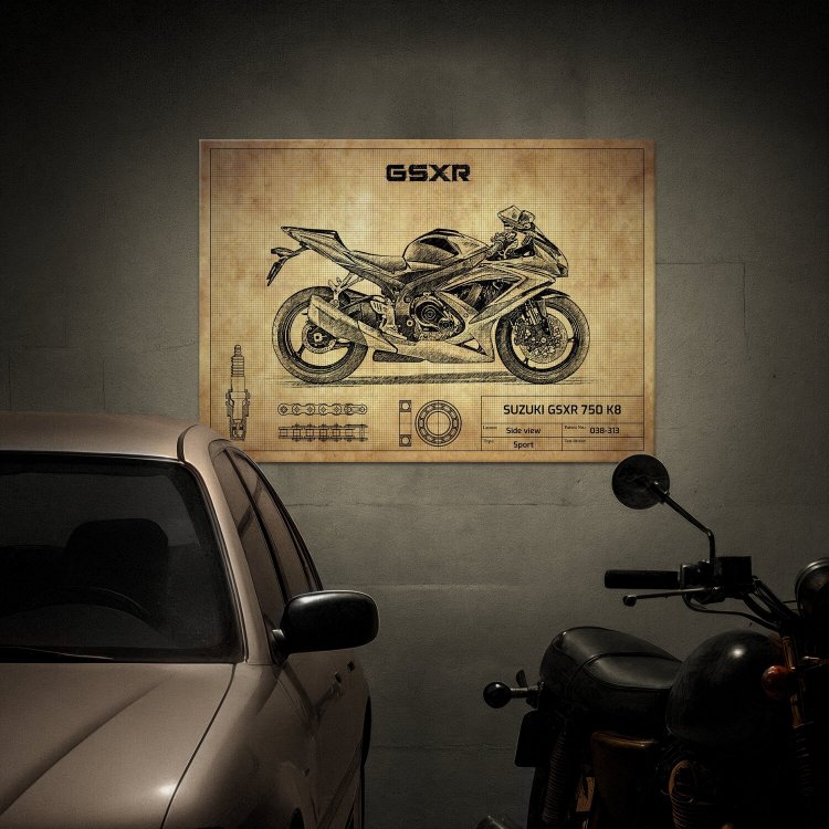 SUZUKI GSXR 750 K8