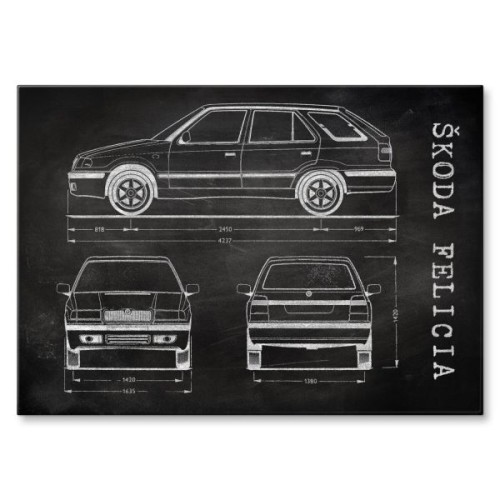 Skoda Felicia Patent Slate