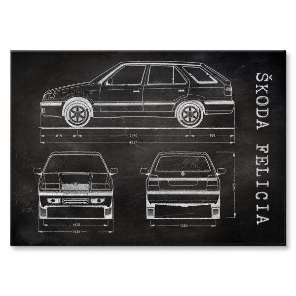 Skoda Felicia Patent Slate