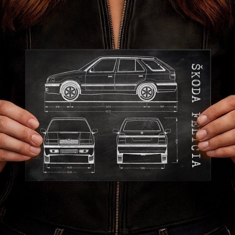Skoda Felicia Patent Slate