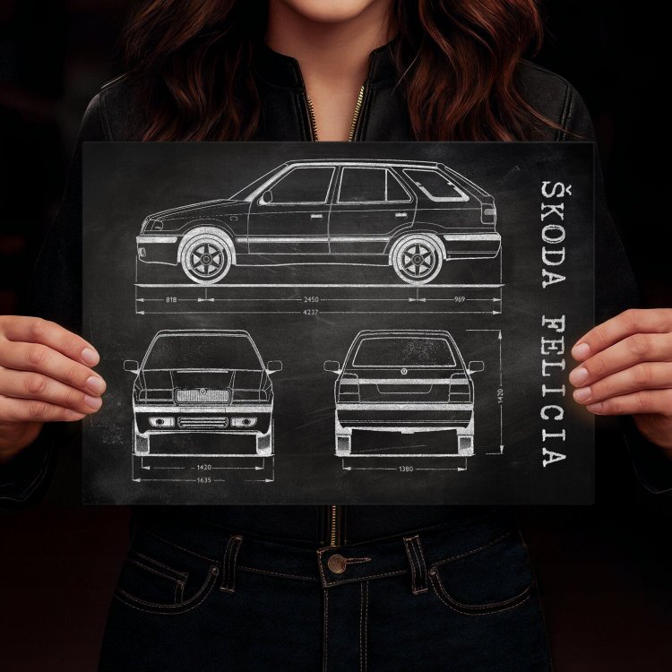 Skoda Felicia Patent Slate