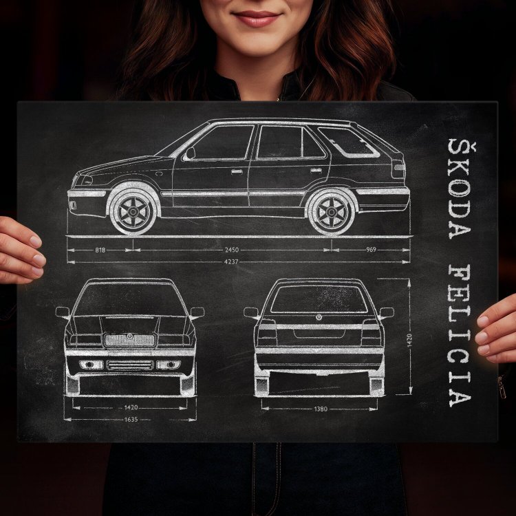 Skoda Felicia Patent Slate