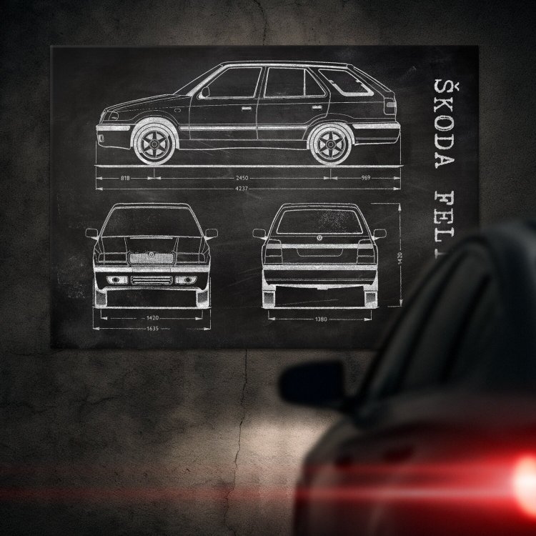 Skoda Felicia Patent Slate