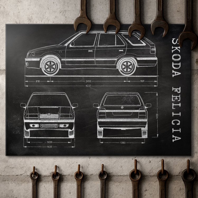 Skoda Felicia Patent Slate
