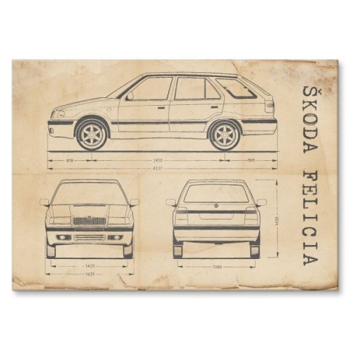 Skoda Felicia Patent Retro