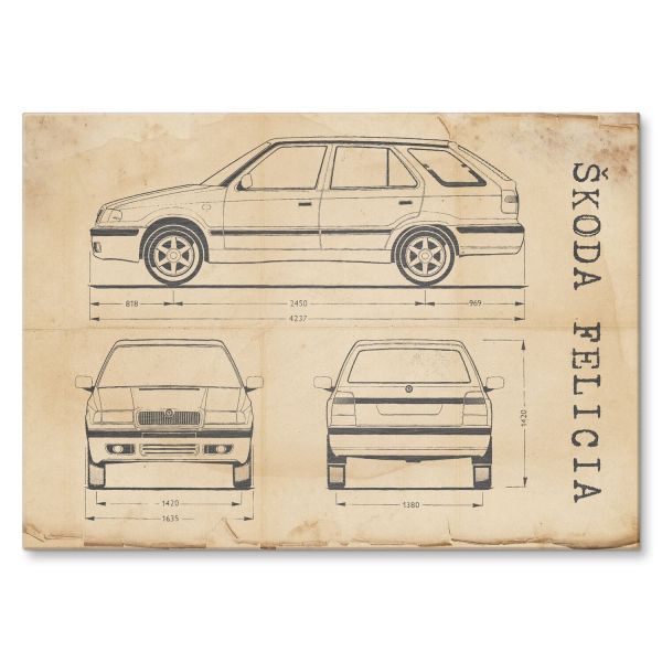 Skoda Felicia Patent Retro