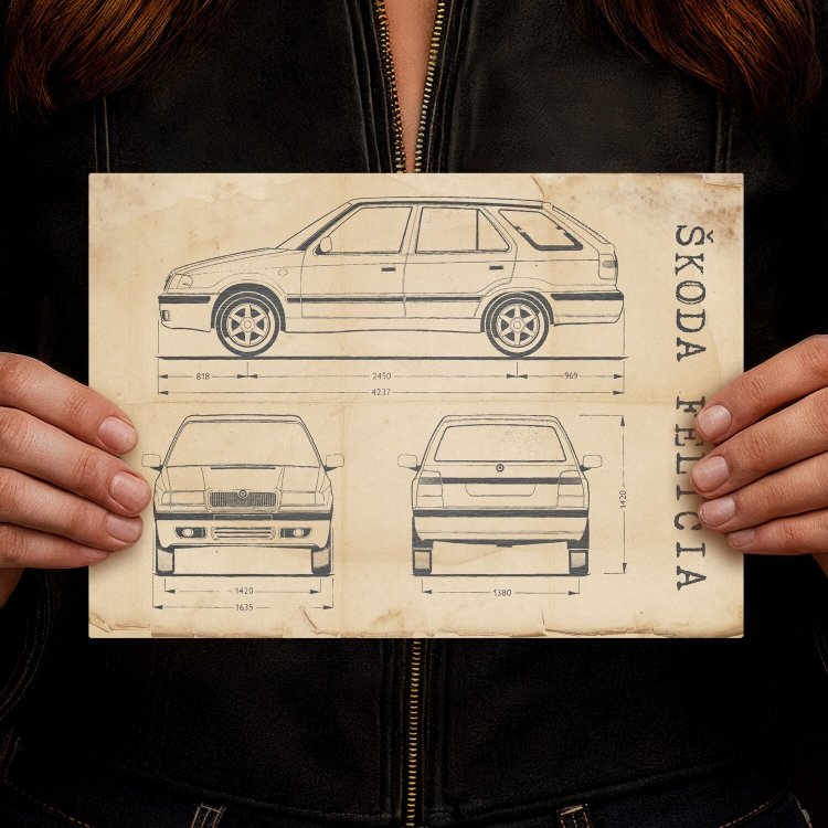Skoda Felicia Patent Retro