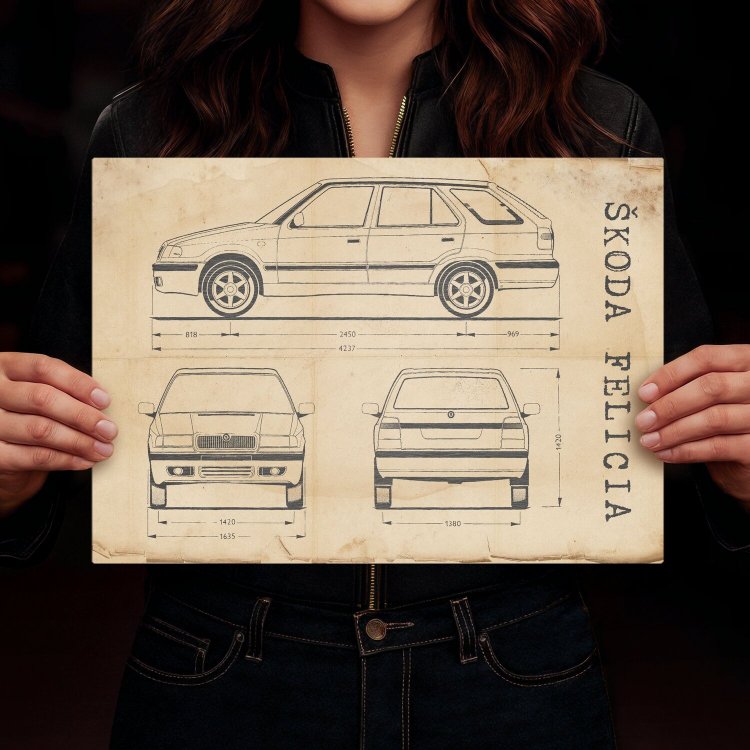 Skoda Felicia Patent Retro