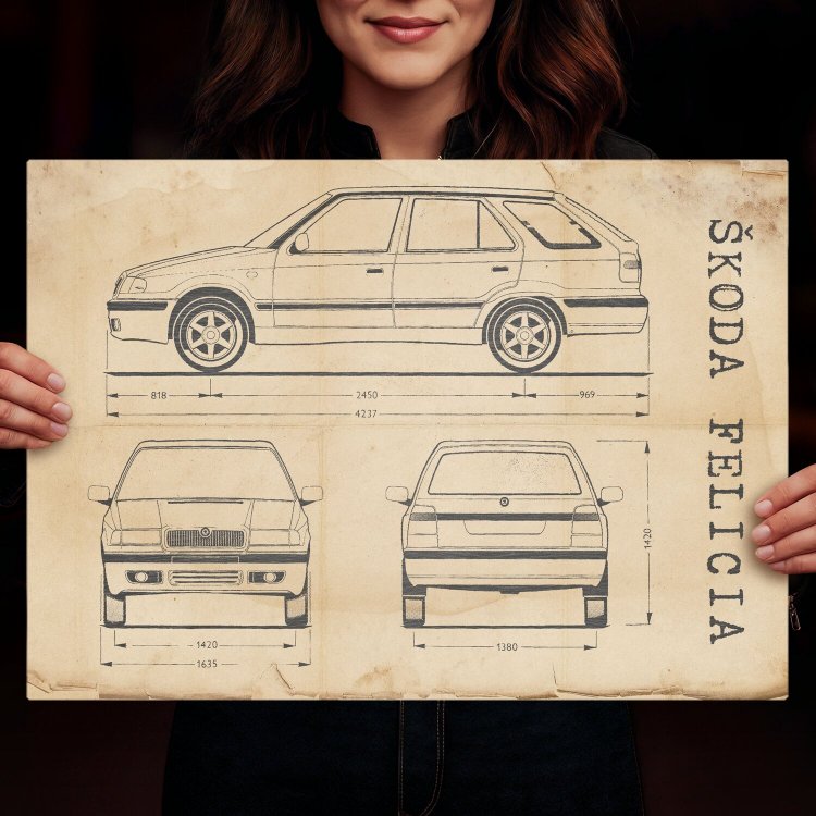 Skoda Felicia Patent Retro