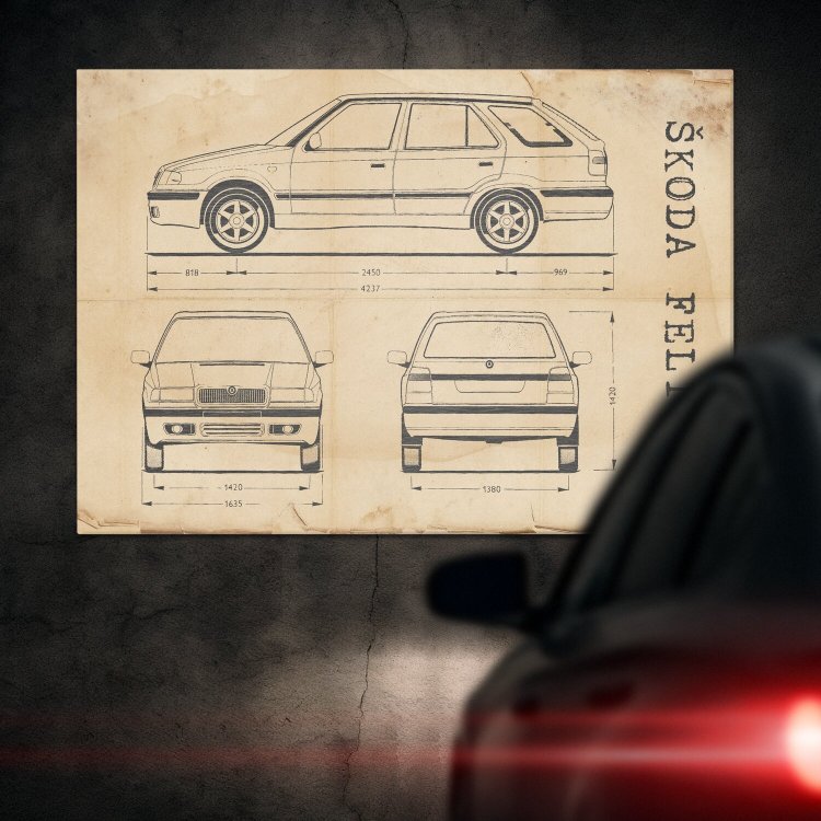 Skoda Felicia Patent Retro