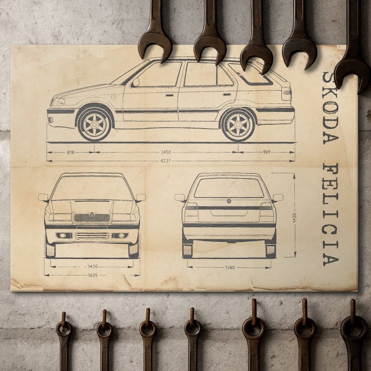 Skoda Felicia Patent Retro