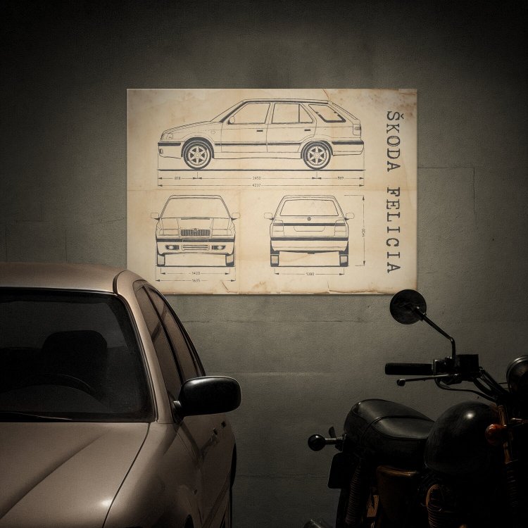 Skoda Felicia Patent Retro