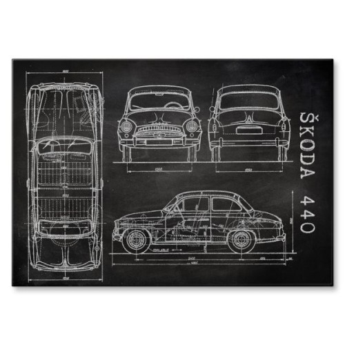 Skoda 440 Patent Slate