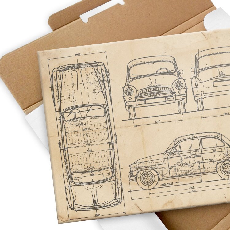 Skoda 440 Patent Retro