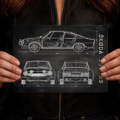 Skoda 130 RS Patent Slate
