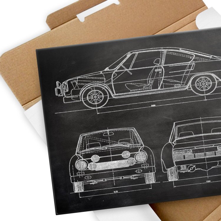 Skoda 130 RS Patent Slate