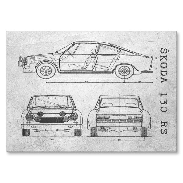 Skoda 130 RS Patent Stone