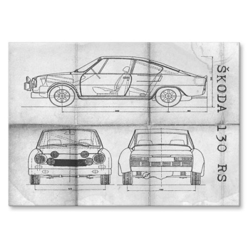 Skoda 130 RS Patent Daily