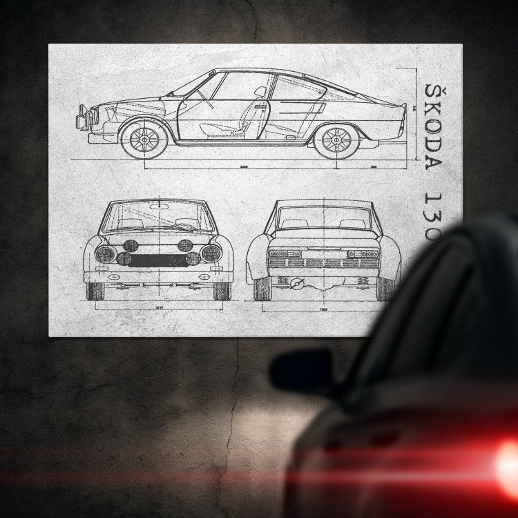 Skoda 130 RS Patent Stone