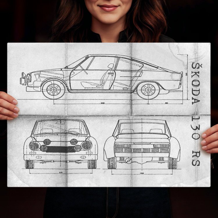 Skoda 130 RS Patent Daily