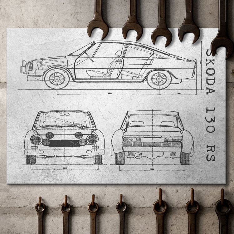 Skoda 130 RS Patent Stone