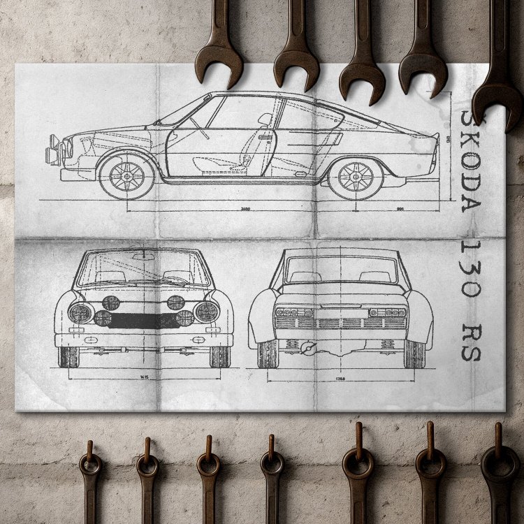 Skoda 130 RS Patent Daily