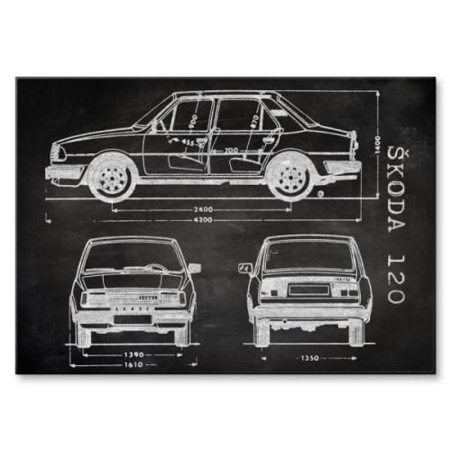 Skoda 120 Patent Slate