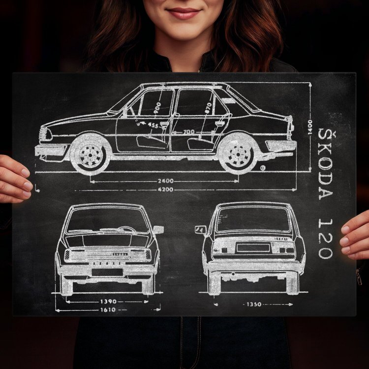 Skoda 120 Patent Slate
