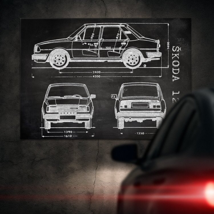 Skoda 120 Patent Slate
