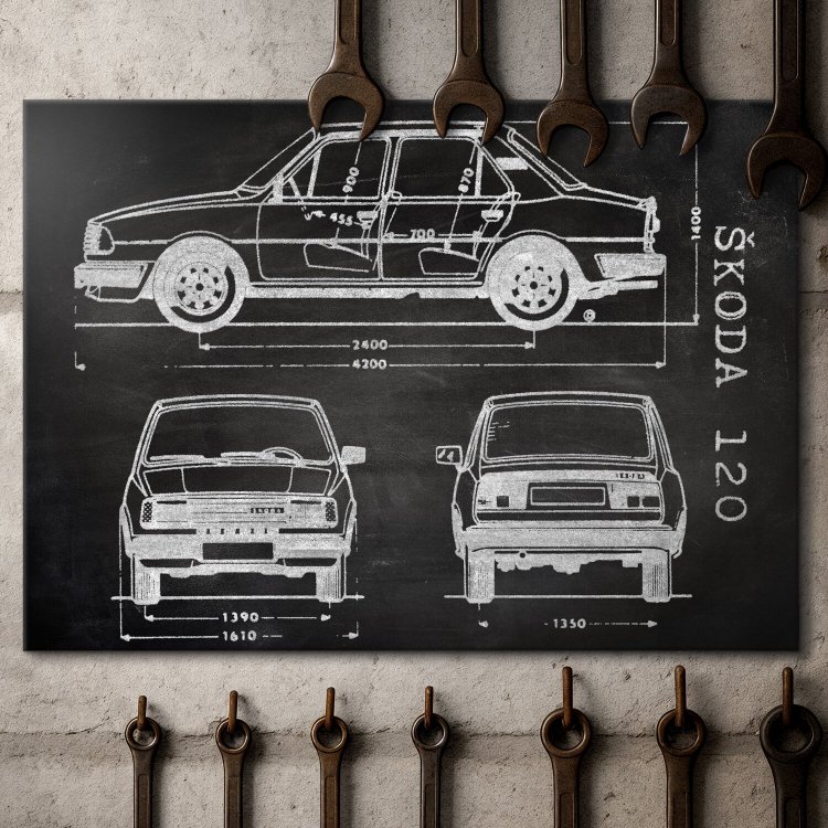 Skoda 120 Patent Slate