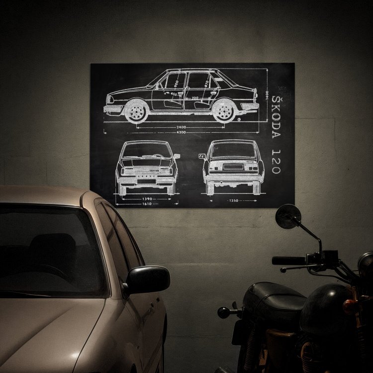 Skoda 120 Patent Slate