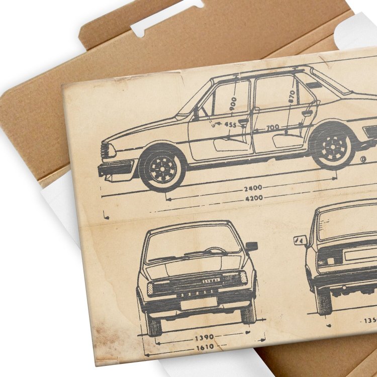 Skoda 120 Patent Retro