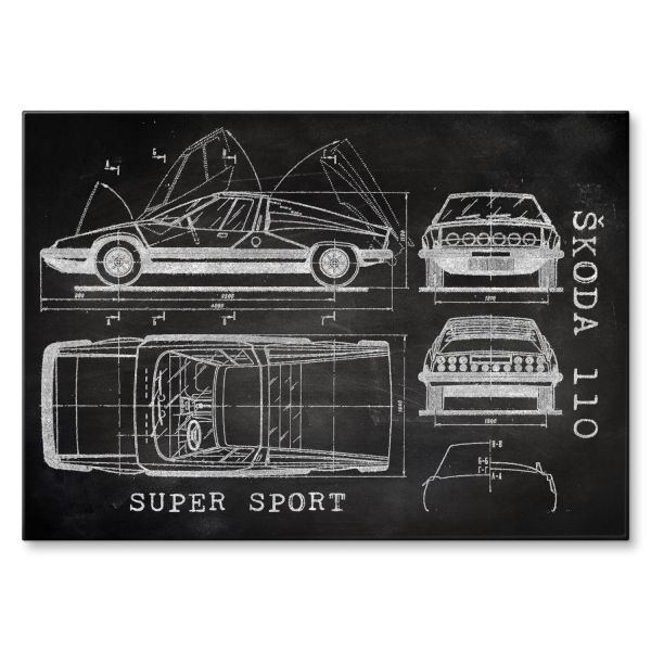 Skoda 110 SPORT Patent Slate