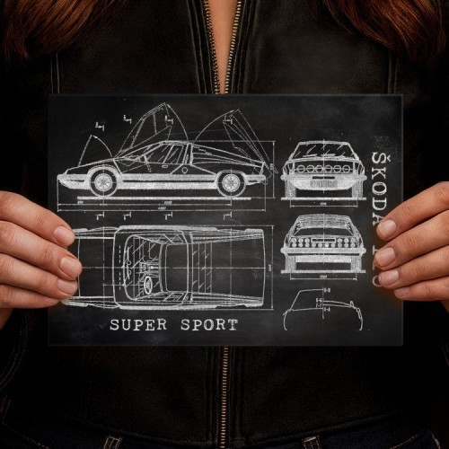Skoda 110 SPORT Patent Slate