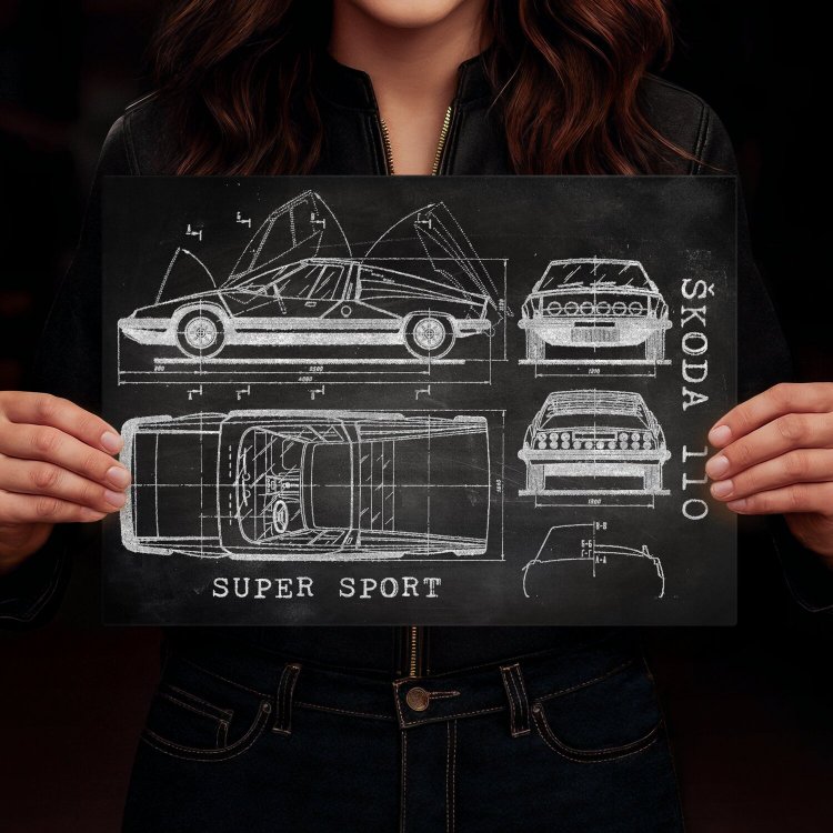 Skoda 110 SPORT Patent Slate