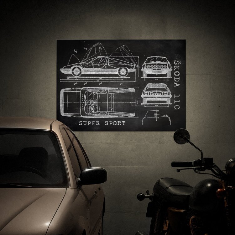 Skoda 110 SPORT Patent Slate