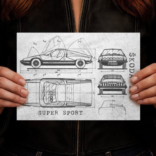 Skoda 110 SUPER SPORT Patent Stone