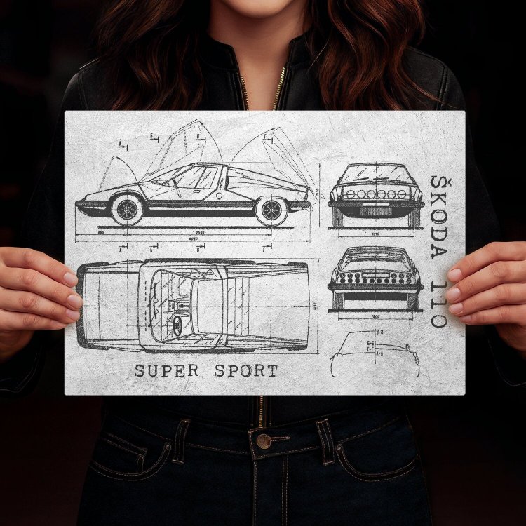 Skoda 110 SUPER SPORT Patent Stone