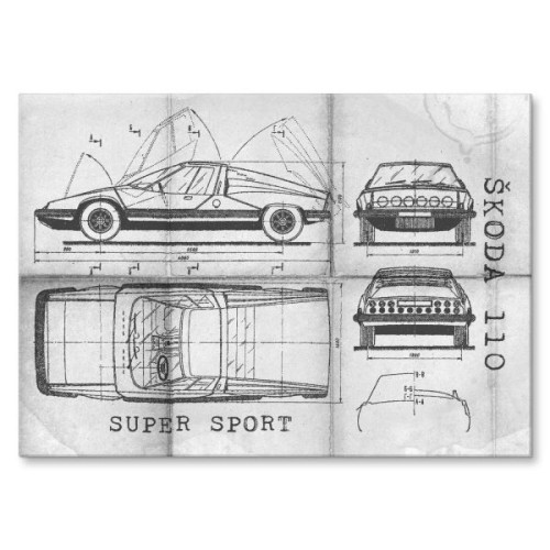 Skoda 110 SUPER SPORT Patent Daily