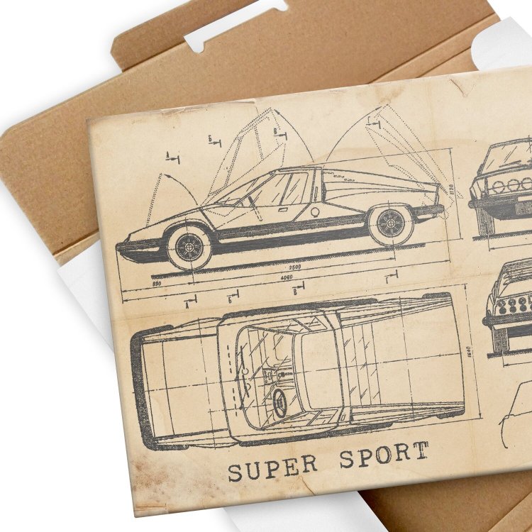 Skoda 110 SPORT Patent Retro