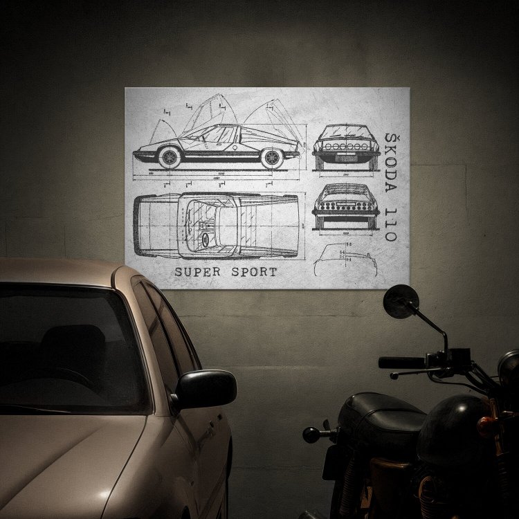 Skoda 110 SUPER SPORT Patent Stone