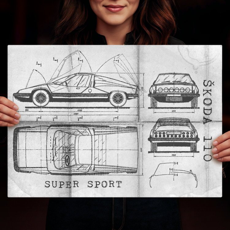 Skoda 110 SUPER SPORT Patent Daily