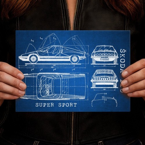 Skoda 110 SUPER SPORT Patent Tech