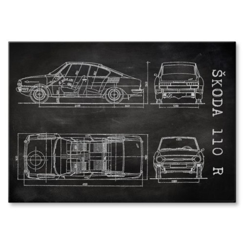 Skoda 110 R Patent Slate